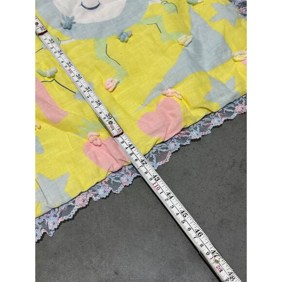 Cute Animals Baby Blanket, 42x34", Bright Colors, Nursery Bedding~ 250811-WH 506 - Picture 4 of 5